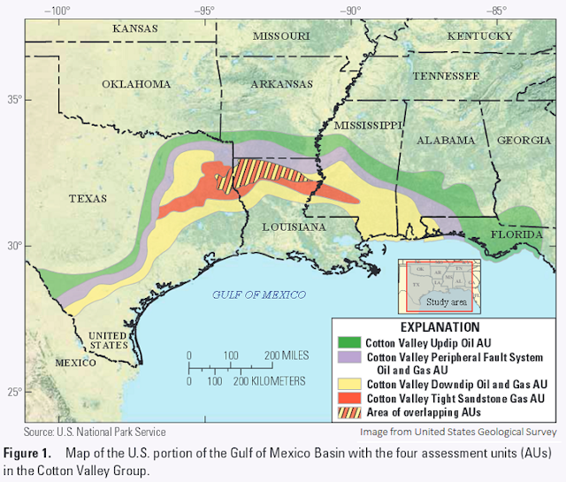 USGS assesses undiscovered resources in Cotton Valley Group Oil & Gas Journal