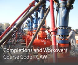 Completions and Workovers Course Details Completions and Workovers Course Details