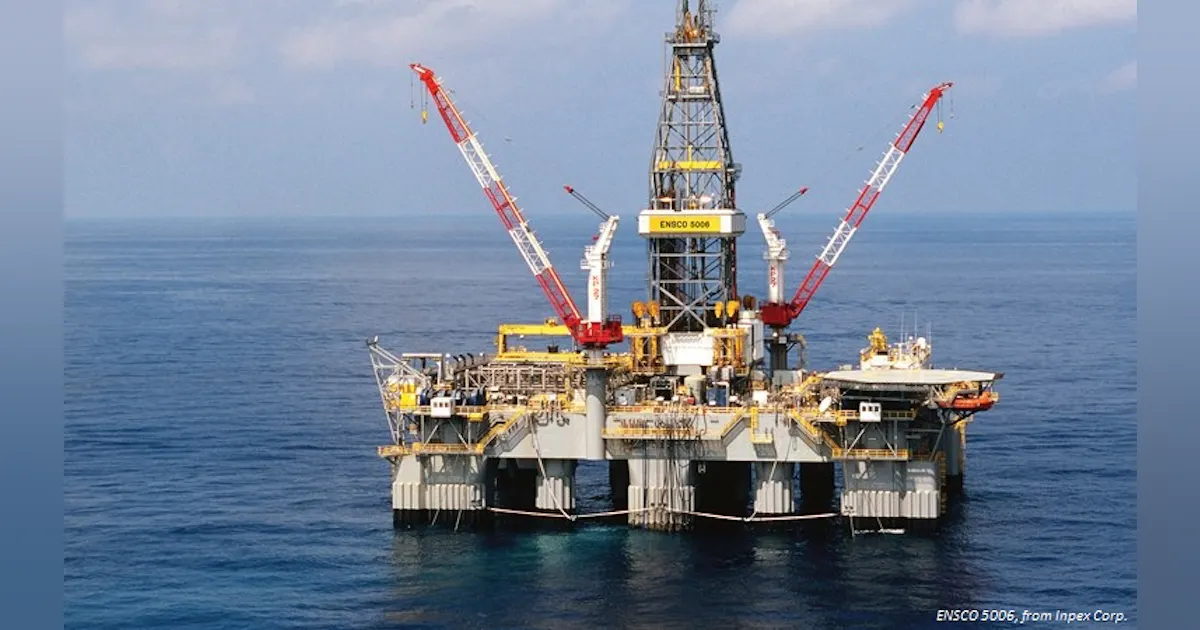 Inpex Rig Inpex starts development drilling at Ichthys field | Oil & Gas Journal