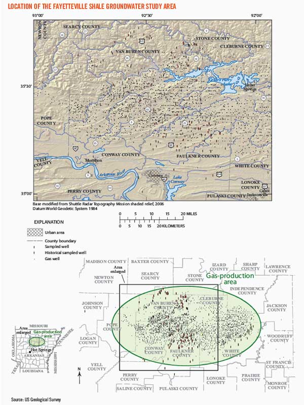Location Of The Fayetteville