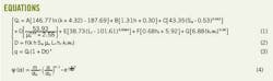 Model Equations Model Equations