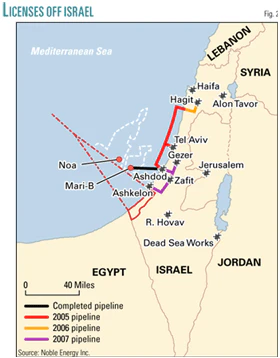 Israeli Oil Map Israeli oil, gas targets spark flurry of drilling | Oil & Gas Journal