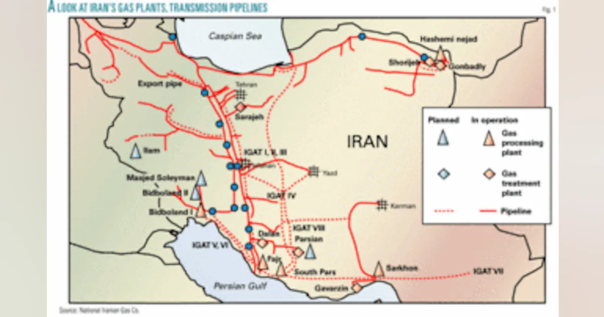 Iran Infrastructure Development NIGC plans steady growth for Iran’s gas infrastructure | Oil & Gas Journal