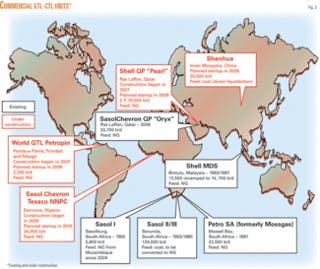 Annotated Map Of Imperialism Special Report: Gtl, Ctl Finding Roles In Global Energy Supply | Oil & Gas  Journal