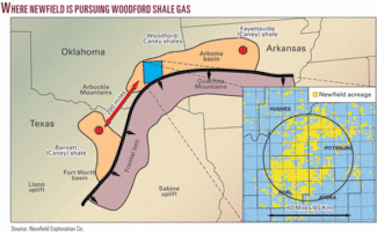 Longer legs, multilaterals under study in Arkoma Woodford shale gas