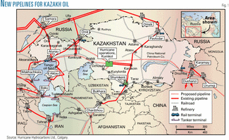 Oil pipelines on tap to connect fields in western Kazakhstan  Oil & Gas Journal