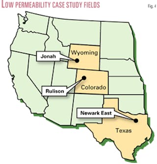 Jonah Reservoirs. Lance and Mesaverde are the main productive