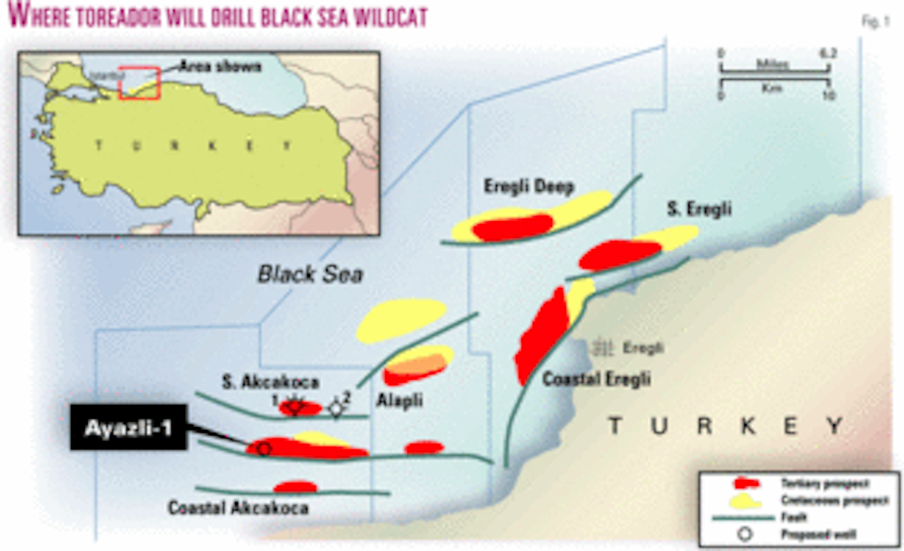 Tertiary gas exploration well to be first in Turkish Black Sea waters