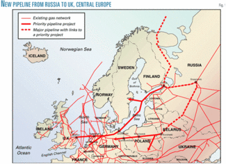 natural gas pipeline europe