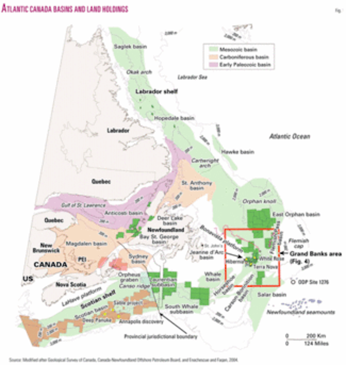 Newfoundland's Grand Banks presents untested oil and gas potential in