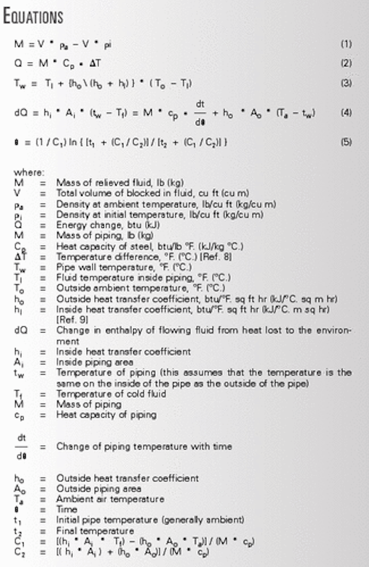 Calculations help determine carbon steel piping in cold 