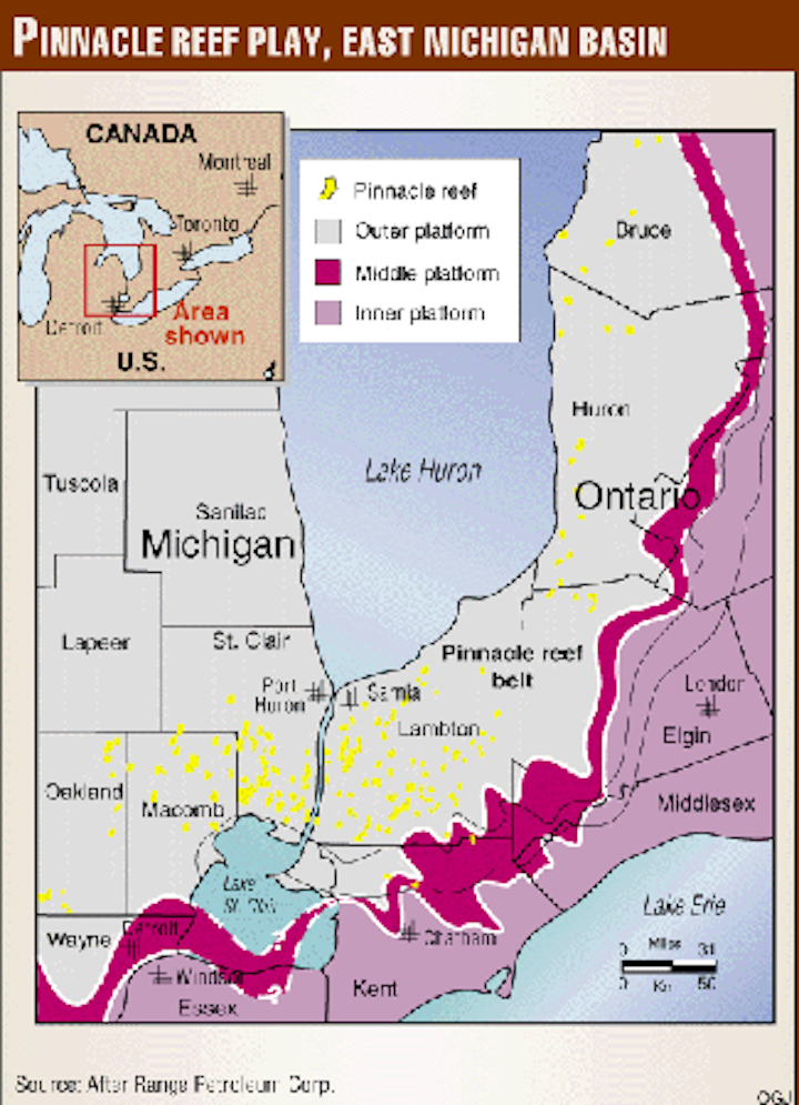 Michigan basin reefs draw focus of Ontario exploration | Oil & Gas Journal