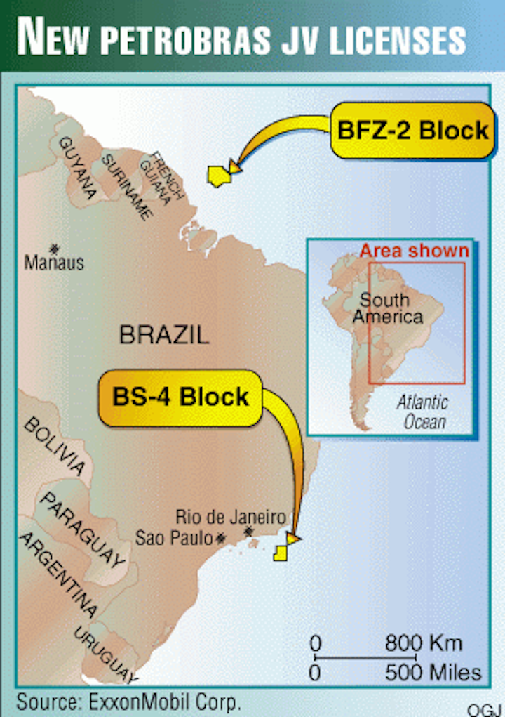 Petrobras Inks Exploration Jvs Off Brazil Oil Gas Journal