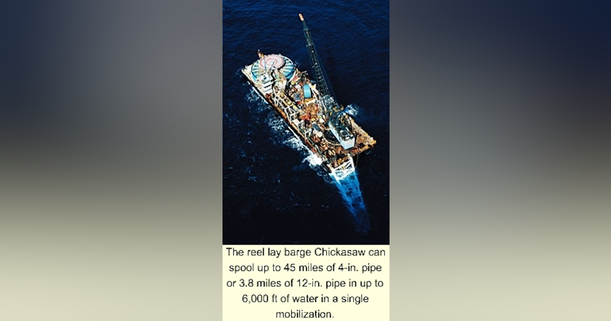 Reel-barge saves time in GOM gathering-line pipelay | Oil & Gas Journal