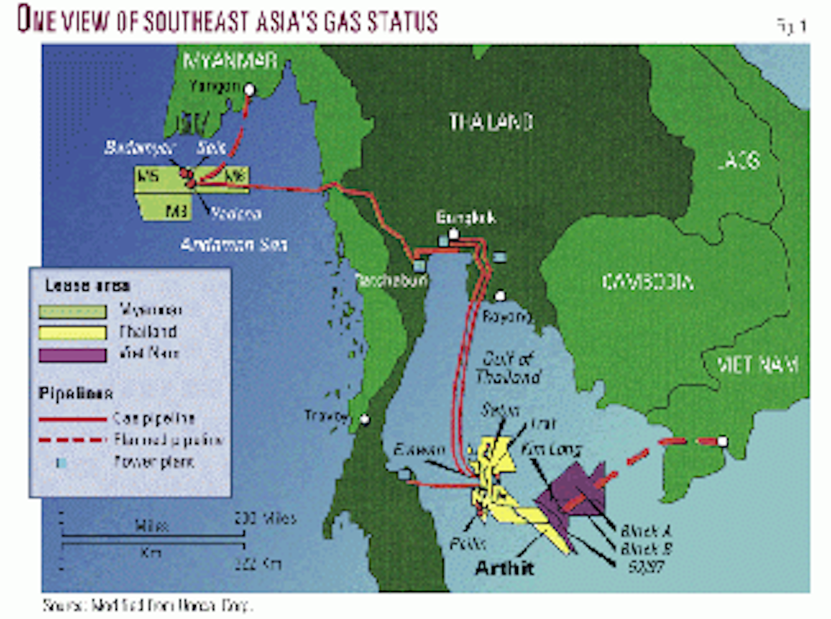 SE Asia gas, oil prospects expanding Oil & Gas Journal