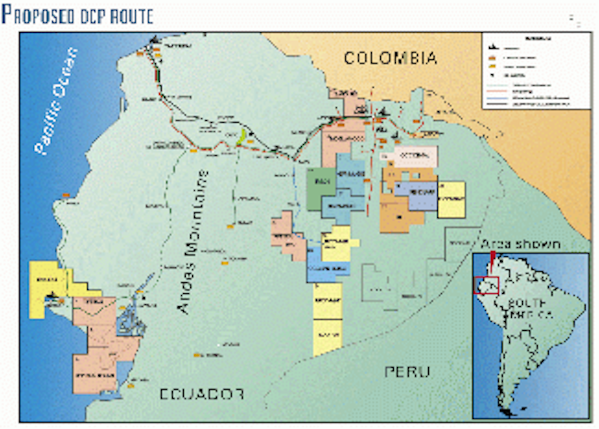 New Ecuadorian pipeline plan elicits three bids | Oil & Gas Journal