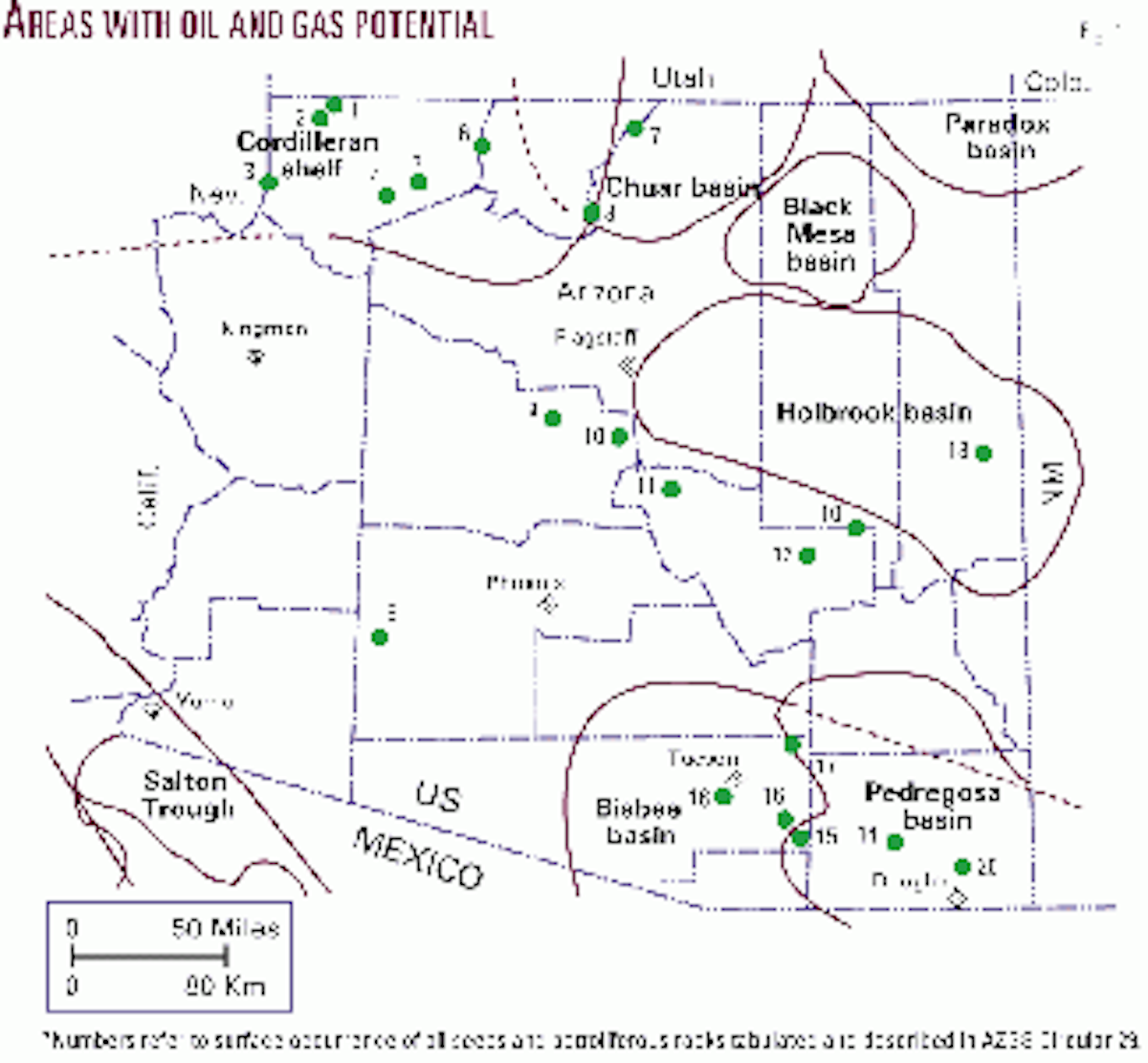 Report lists Arizona's oil, gas potential Oil & Gas Journal
