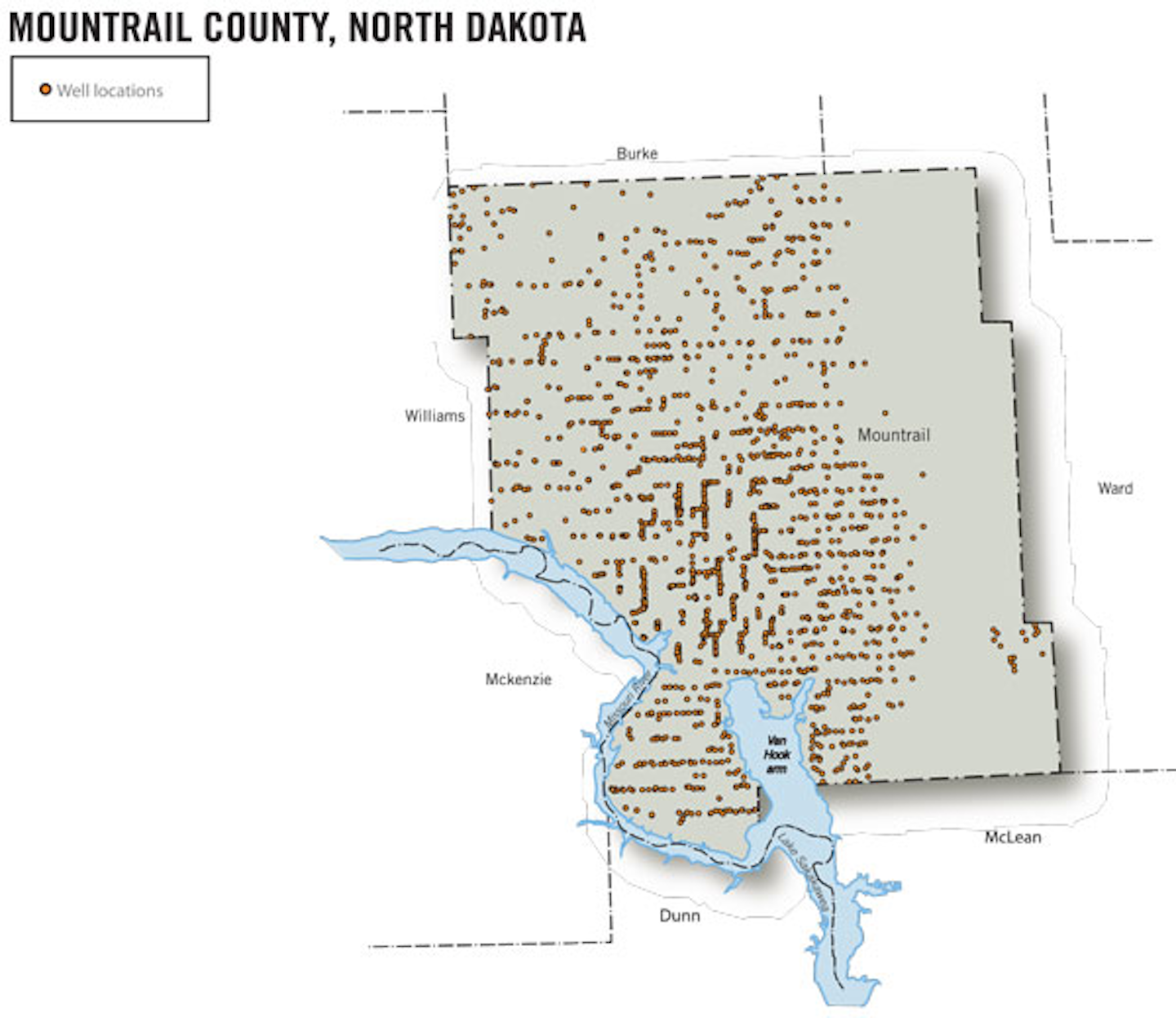 The Top Five Producing Counties (Wells) Oil & Gas Journal