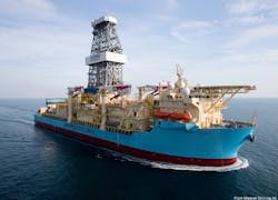 Maersk Valiant drillship Maersk Valiant drillship