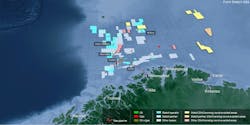 Statoil Barents map