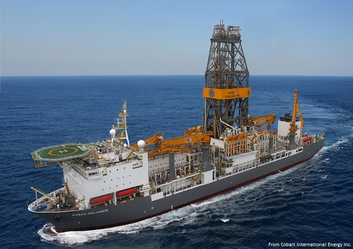 Rowan Reliance drillship