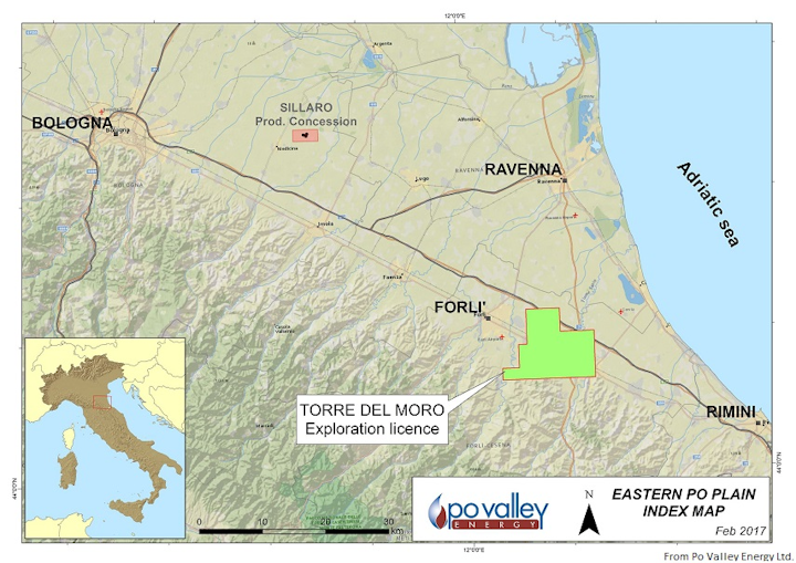 Content Dam Ogj Online Articles 2017 03 Po Valley S Torre Del Moro Oil Licence Map