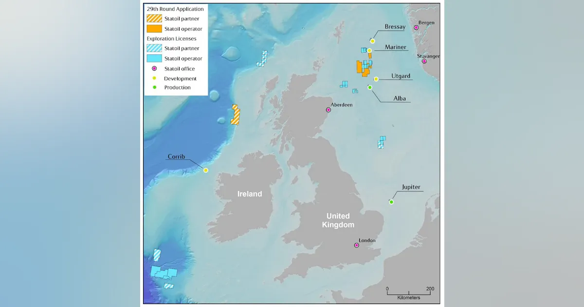Shell Uk Asset Map UK licensing round opens new North Sea frontier | Oil & Gas Journal
