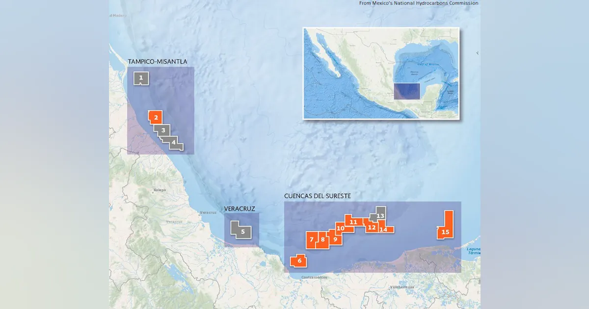 Mexico Block Mexico awards 10 of 15 shallow-water blocks in latest bid round | Oil ...
