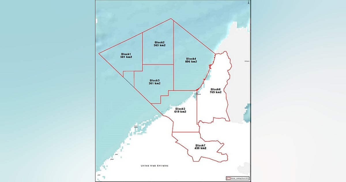 Most of RAK on offer in licensing round | Oil & Gas Journal