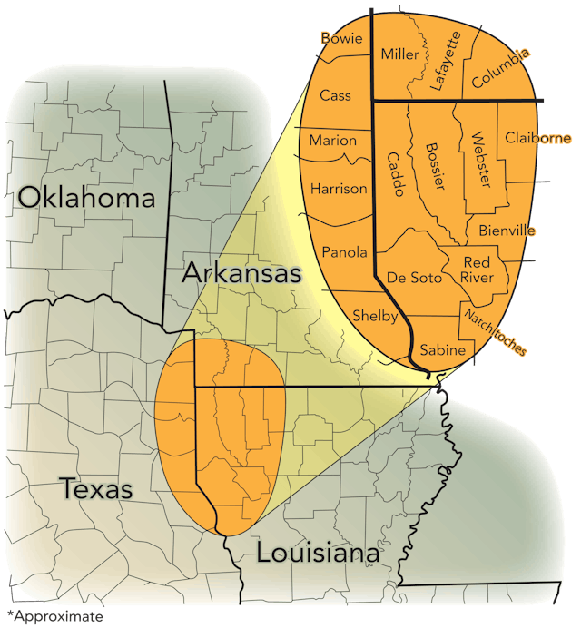 Chesapeake, Petrohawk continue to dominate in Haynesville Shale | Oil & Gas Journal