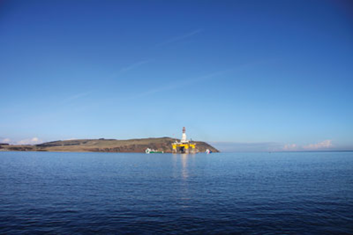 Fgr A Large Oil Rig Close T