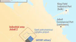 Total Sa Location Of New Jubail 2 Petrochemical Complex Project