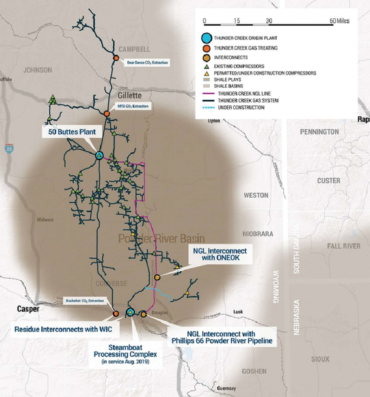 Meritage to double Powder River basin gas processing Oil & Gas Journal