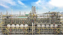 Hengli Petrochemical (Dalian) Refinery Co. Ltd.&apos;s dehydrogenation plant.
