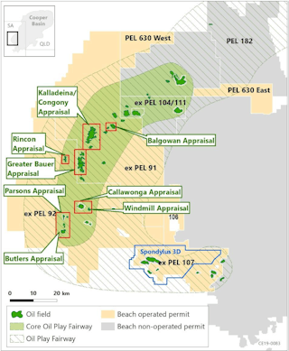 Beach&rsquo;s Western Flank oil activity plans for the Western Flank of the Cooper basin in South Australia for FY20.