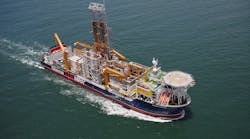 Tullow Oil and partners used the Stena Forth drillship to drill the Jethro-1 offshore Guyana which encountered a Lower Tertiary oil discovery in the Orinduik block where the Joe-1 well later encountered an Upper Tertiary oil play.