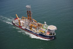 Tullow Oil and partners used the Stena Forth drillship to drill the Jethro-1 offshore Guyana which encountered a Lower Tertiary oil discovery in the Orinduik block where the Joe-1 well later encountered an Upper Tertiary oil play. Tullow Oil and partners used the Stena Forth drillship to drill the Jethro-1 offshore Guyana which encountered a Lower Tertiary oil discovery in the Orinduik block where the Joe-1 well later encountered an Upper Tertiary oil play.