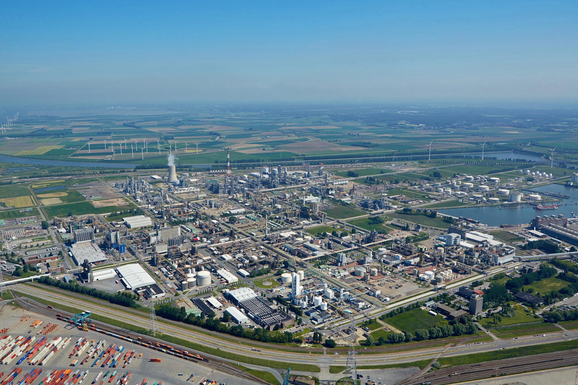 BASF Antwerpen NV&rsquo;s Verbund manufacturing site in Antwerp, Belgium.