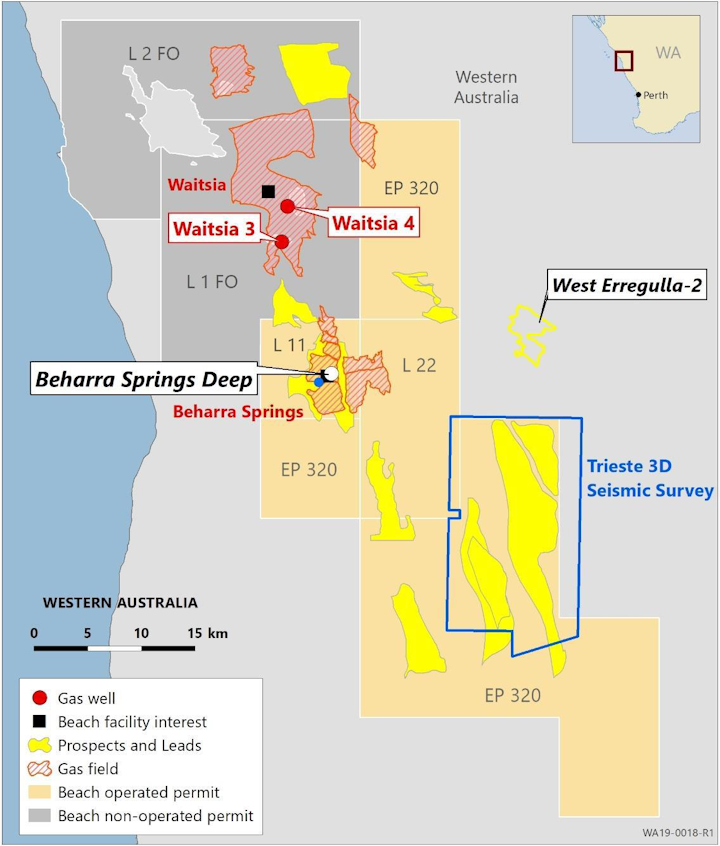 Beach Energy JV makes new gas discovery in Beharra Springs Deep Oil