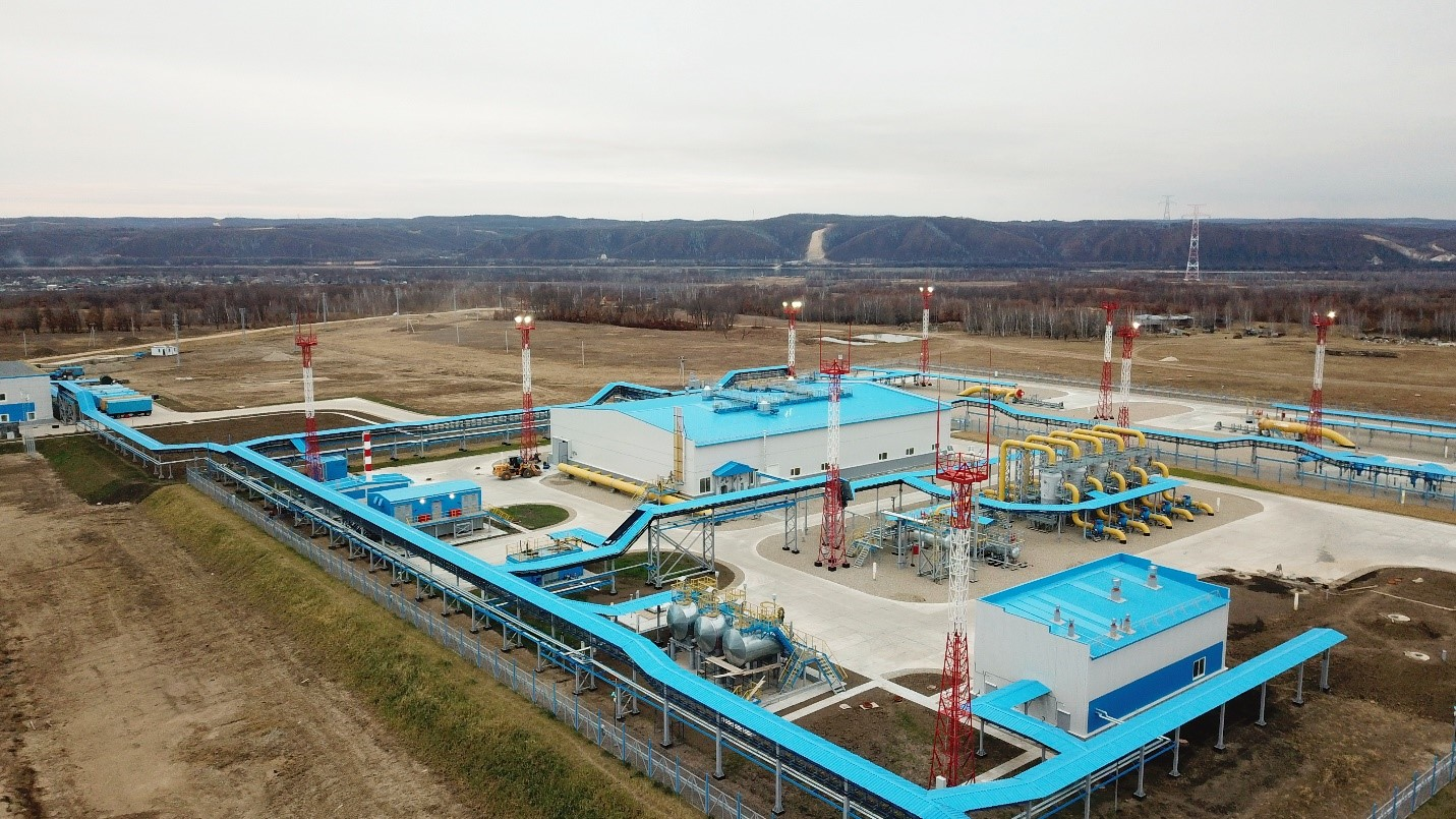 Gas metering station near Blagoveshchensk.