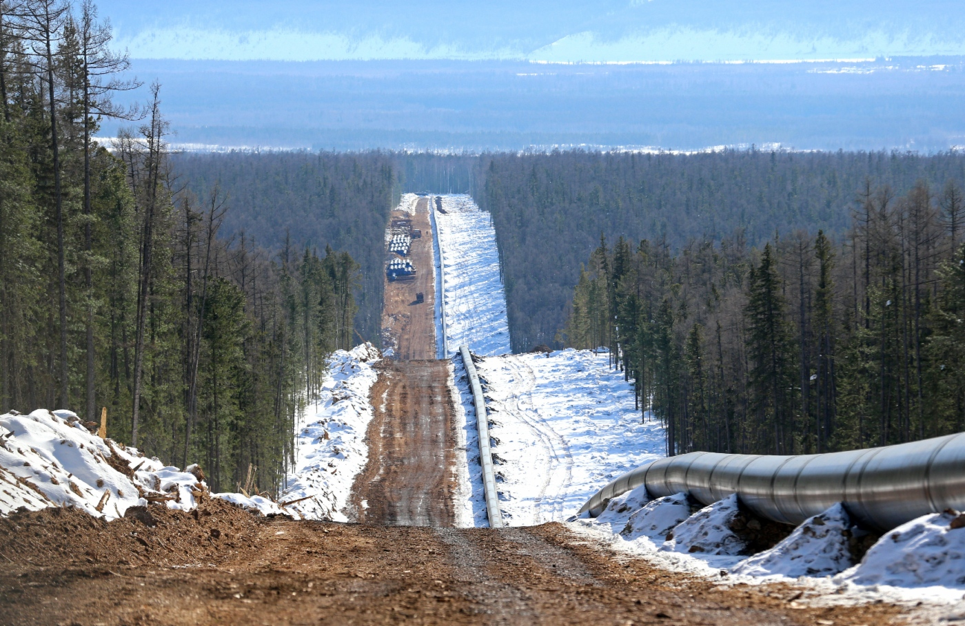 Power of Siberia pipeline route.
