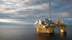 The Troll C platform in the North Sea.