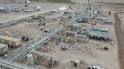 Altus Midstream's Diamond Cryo Complex Train 2 in Alpine High, in southern Reeves County, Tex.