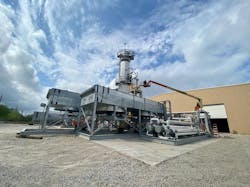 VFuels LLC's Conex modular refinery. VFuels LLC's Conex modular refinery.