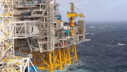 Johan Sverdrup field in the North Sea. Johan Sverdrup field in the North Sea.