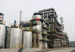 Sinopec Wuhan refinery alkylation unit. Sinopec Wuhan refinery alkylation unit.