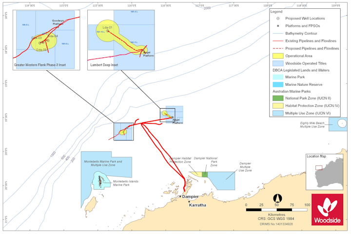 Woodside Lets Contract For Lambert Deep Greater Western Flank Fields Oil Gas Journal