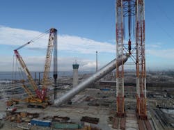 Zhejiang Petroleum Chemical&apos;s new Phase 2 hydrogenation reactor.