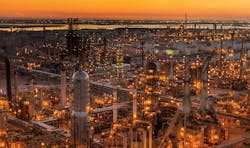 ExxonMobil Corp.'s Baytown integrated refining petrochemicals complex. ExxonMobil Corp.'s Baytown integrated refining petrochemicals complex.