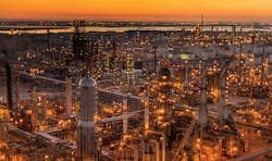 ExxonMobil Corp.&apos;s Baytown integrated refining petrochemicals complex.